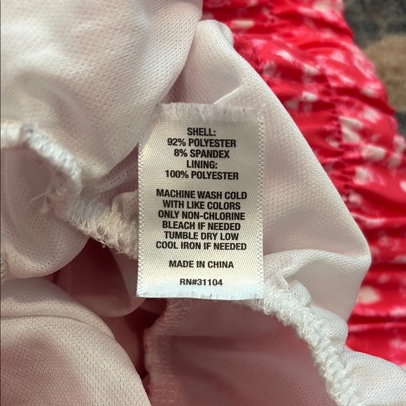 ZELOS XXL Women's Pink Patterned Active Shorts - Picture 4 of 6